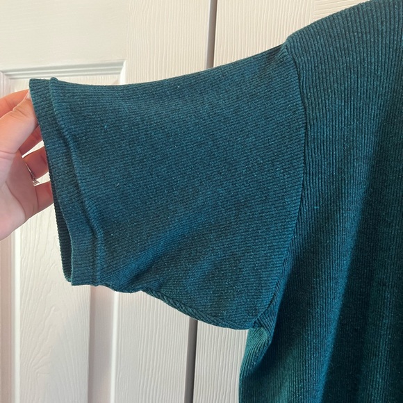 VINTAGE Levis Shirts For Jeans Mens Green quarter button t-shirt - Picture 10 of 11